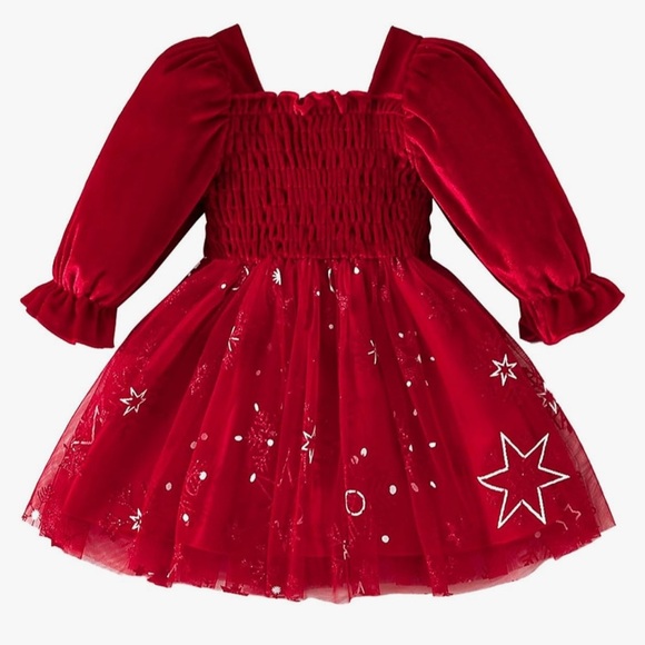 Other - Red Velvet Baby Girls’s Dress Sz 12-18M